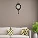 Giftgarden Classical Wall Clock Imitation Wood Color with Pendulum Clocks
