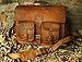 Handmadecraft Leather Unisex Real Leather Messenger Bag for Laptop Briefcase Satchel