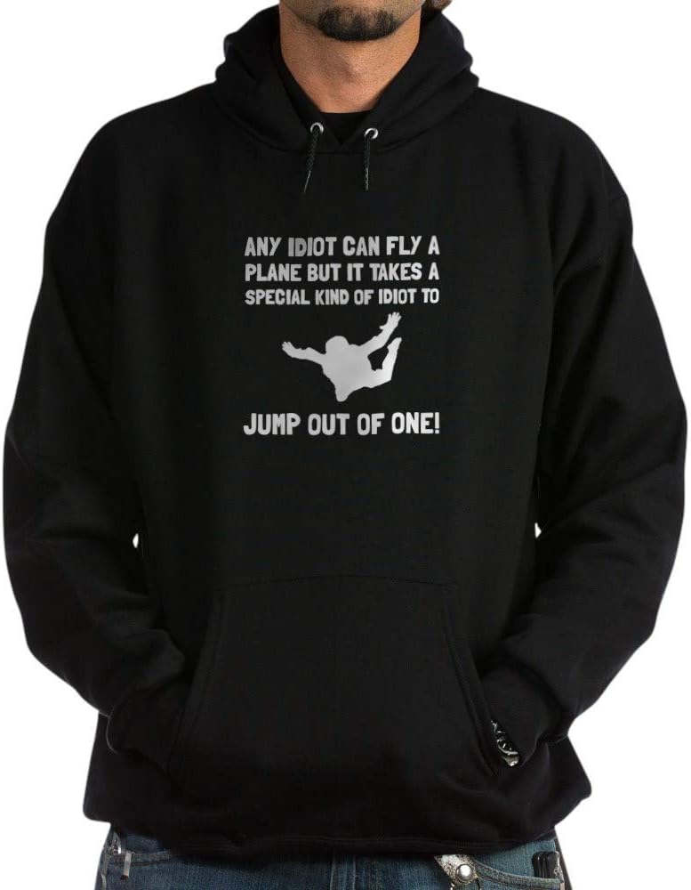 hotspu Idiot Skydiving Hoodie Sweatshirt
