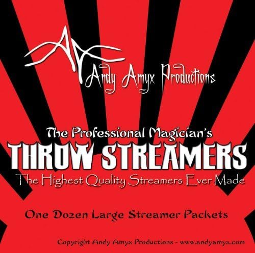 Professional Throw Streamers by Andy Amyx