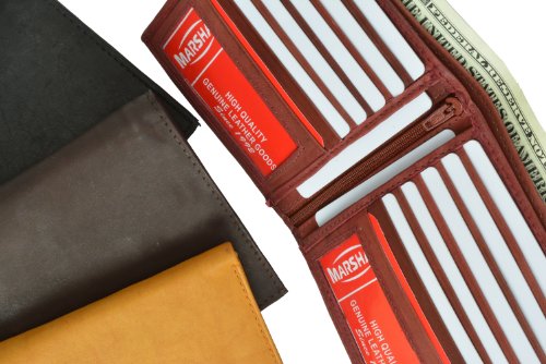 100% Leather Bi-fold Credit Card Holder BD #1502CF