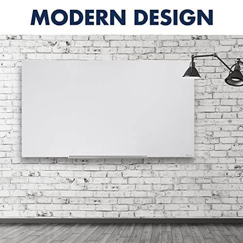 Quartet Glass Dry Erase White Board, 50" x 28" Whiteboard