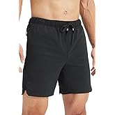 Fabletics Men's The One Short (Unlined), Training, Swimming, Lightweight, Quick-Dry, Zip Pocket, Stretch Woven