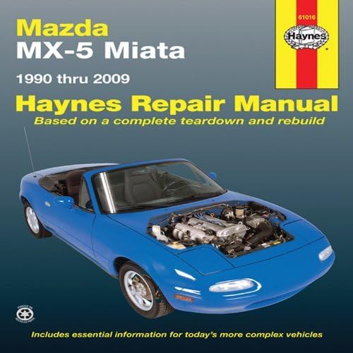 Mazda MX-5 Miata 1990 Thru 2009 (Haynes Repair Manual) by John H Haynes (2010-09-01)