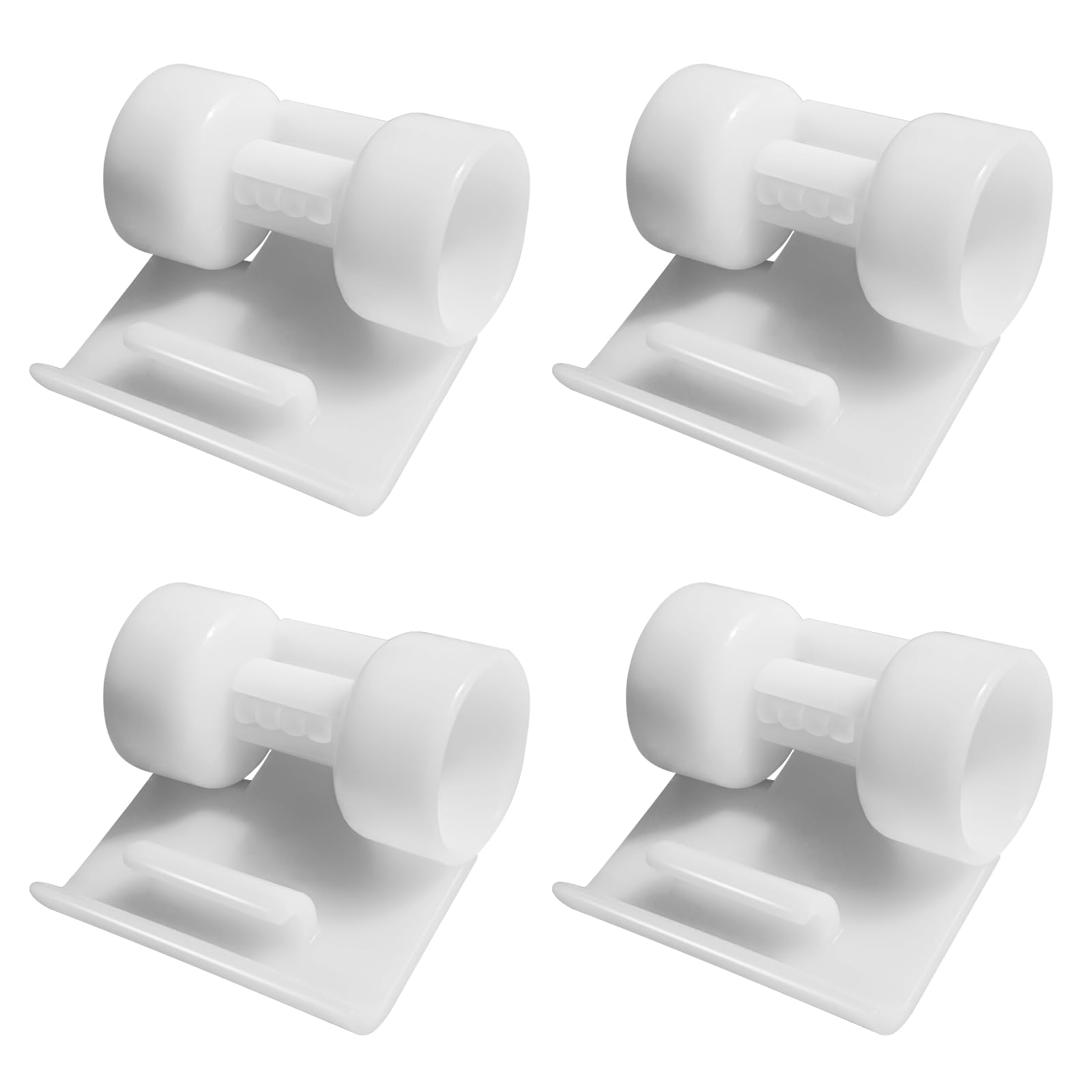 Photo 1 of Vsttar Qty 4 The Pool Cleaner 896584000-259 Front Skirt with Rollers, Compatible with Hayward Poolvergnuegen 2X 2-Wheel 4X 4-Wheel and Pressure Side Automatic Cleaners, White
