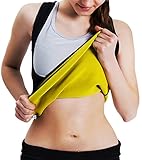 Roseate Women's Body Shaper Waist Trainer Tummy Fat Burner Sweat Tank Top Weight Loss Shapewear Neoprene