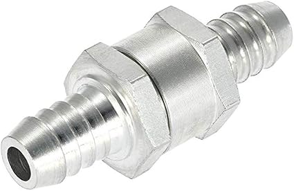 4 piezas Válvula antirretorno de retorno de combustible de una vía ...