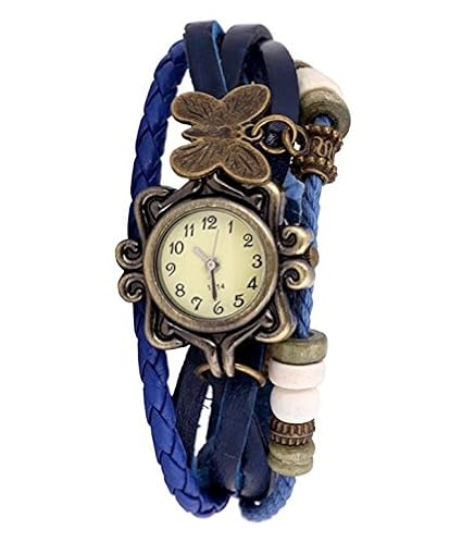 Daizel Analogue Yellow Dial Girls & Womens Watch - PIX-DORI-BLU