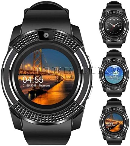VYL Bluetooth 2G, 3G, 4G Smart Watch Phone with Camera, Sim Card Support with Activity Trackers and Fitness Band Compatible with All Android and iOS Devices (VYL Royal Black)