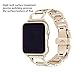 CUZOW for Apple Watch Band 38mm 40mm 42mm 44mm Women Men, Stainless Steel Wristband Adjustable Replacement Band for iwatch Sport Edition Series 4 Series 3 Series 2 Series 1