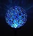 Solar Colorful Flower Petal Ball Lights, Solar Power Multi-Color Color Changing LED Mosaic Glass Ball Decorative Garden Lamp