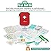 170 Piece Premium First Aid Kit – Waterproof Hard-Shell Case with Reflective Design- Includes Eyewash, Ice Pack, Moleskin Pad and Emergency Blanket Perfect for Travel, Home, Office, Car & Outdoor.thumb 3