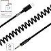 iPhone 8 Aux Cord, DISDIM Lightning to 3.5 mm Headphone Jack Adapter Audio Stereo Spring [Extension to 5FT] Cable for iPhone 8 / 8 Plus/ X, iPhone 7 /7 Plus/ 6 to Car / Home Stereos,Support iOS 11