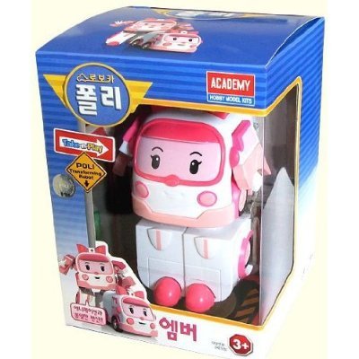 Robocar Poli Transforming Robot Toy - Amber