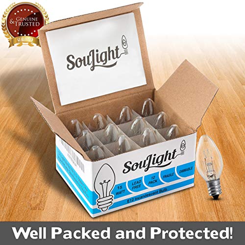 Salt Rock Lamp Bulb 10 Pack + 2 Free 15 Watt Replacement Bulbs for