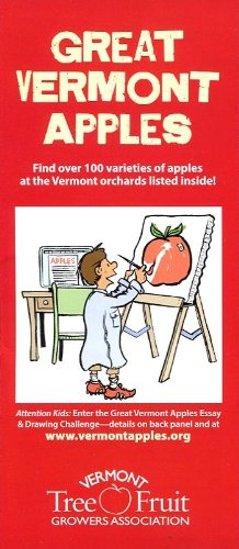 GREAT VERMONT APPLES BROCHURE /LISTING OF VERMONT ORCHARDS AND LOCATIONS/CONTEST