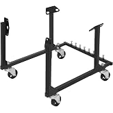 Engine Cradle Stand with Wheels Compatible with Chevy Small and Big Block | 750 LBS Capacity, Heavy-Duty Steel (Not for LS)