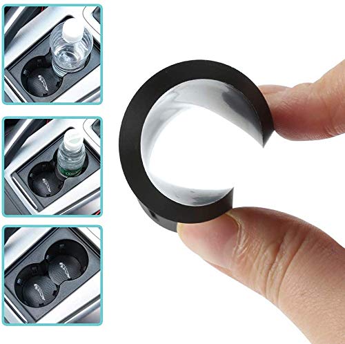 CARFORU Car Interior Accessories Cup Holder, Anti Slip Cup Mat Insert Vehicle Travel Auto Cup Holder Insert Coaster Ma for Jaguar Vehicles All Models 2 Packs, 2.75 inch - Thumbnail 5
