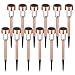 Solar Pathway lights, Oak Leaf Solar Lights Outdoor Led Landscape lighting With Low Voltage For Garden Patio Path Yard Lawn Deck Backyard Walkway, 12-Pack, Copper