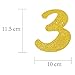 GOER cheers to 30 years and Champagne Glasses Gold Glitter Banner for 30th Birthday Party Decorations