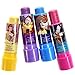 Townley Girl 4 Pack Lip Balm with Light Up Mirror (No Batteries Needed), 5 CT (Belle)