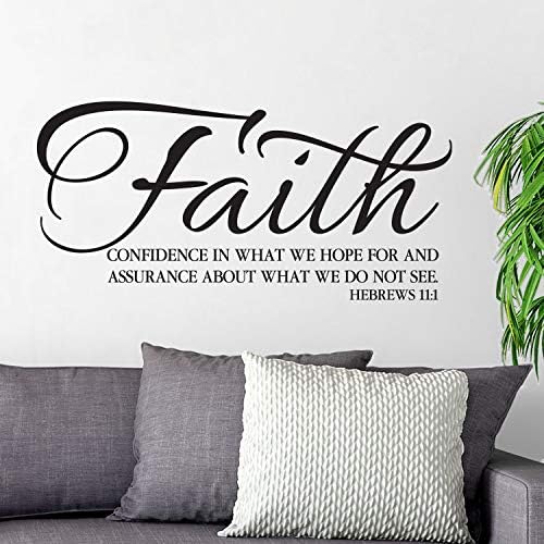 Amazon Com Decals Hebrews 11 1 Faith Live By Faith Not By Sight