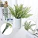 Felice Arts 4 Bundles Artificial Boston Ferns Bush Plants Faux Grass Fake Plastic Shrubs Leaves Fake Shrubs Plant Arrangements Simulation Greenery Bushes Indoor Outside Home Garden Office Verandah