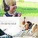Old Shark® Foldable Bluetooth Over-Ear Headphone for Kids, On-Ear Wireless Headset for Adults Built-in Mic with 3.5mm Audio Cable Blue