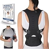 Armstrong Amerika Thoracic Back Brace Magnetic Posture Corrector Support for Back Neck Shoulder Upper Back Pain Relief Perfect Product for Cervical Spine Fully Adjustable with Magnets (Extra Large)
