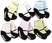 Trumpette Mary Jane 6 Pair Box Set, Pastels Assorted, 0-12 Months