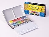 Sennelier l'Aquarelle French Artists' Watercolor Metal Pocket Case Set 