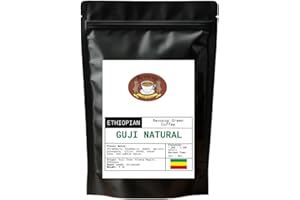 REVOCUP Ethiopian Guji Natural Green Coffee Beans – Unroasted Specialty Grade Heirloom Arabica | Fruity, Complex Single Origin | Light to Medium Roast | 5lb/80 Ounces