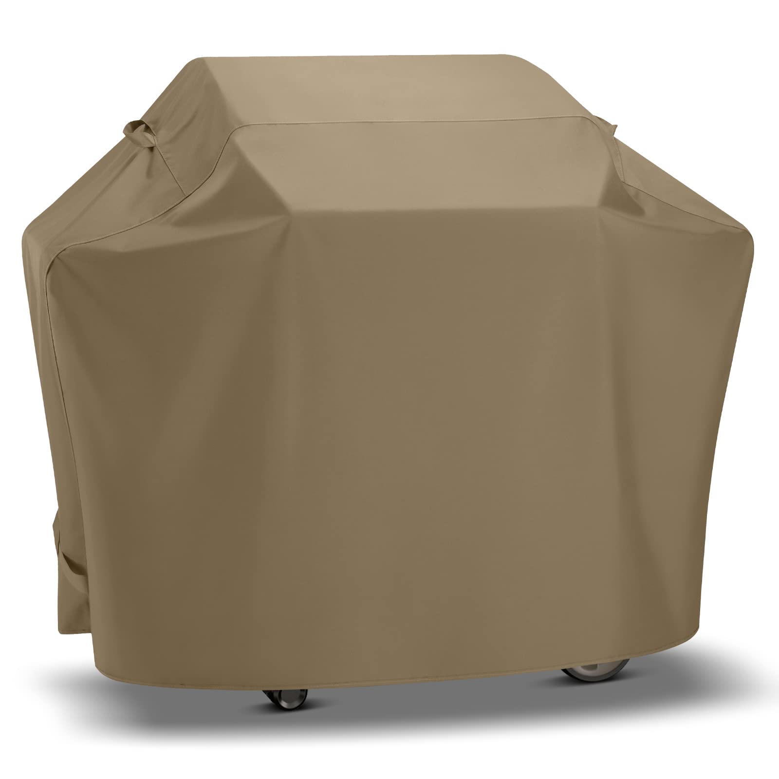 Photo 1 of SunPatio Grill Cover 48 Inch for Outdoor Grill, Heavy Duty BBQ Cover with Waterproof Sealed Seam, FadeStop Material, All Weather Resistant Compatible for Weber CharBroil Nexgrill and More, Taupe