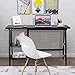 Tangkula Computer Desk with Shelves, Modern Trestle Desk Home Office Desk with Storage Shelf, Space Saving Study Writing Desk, Desk for Bedroom