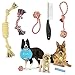 Futuresky Puppy Toys 10 Pack Gift Set with a Variety of Tug Ropes Disk Chase Chew and Squeaky Toys for Small to Medium Sized Dogs