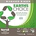 Samsill Earth’s Choice Biobased 3 Ring View Binders, 1 Inch Round Ring, Up to 25% Plant Based Plastic, USDA Certified Biobased, Eco-Friendly, Pink