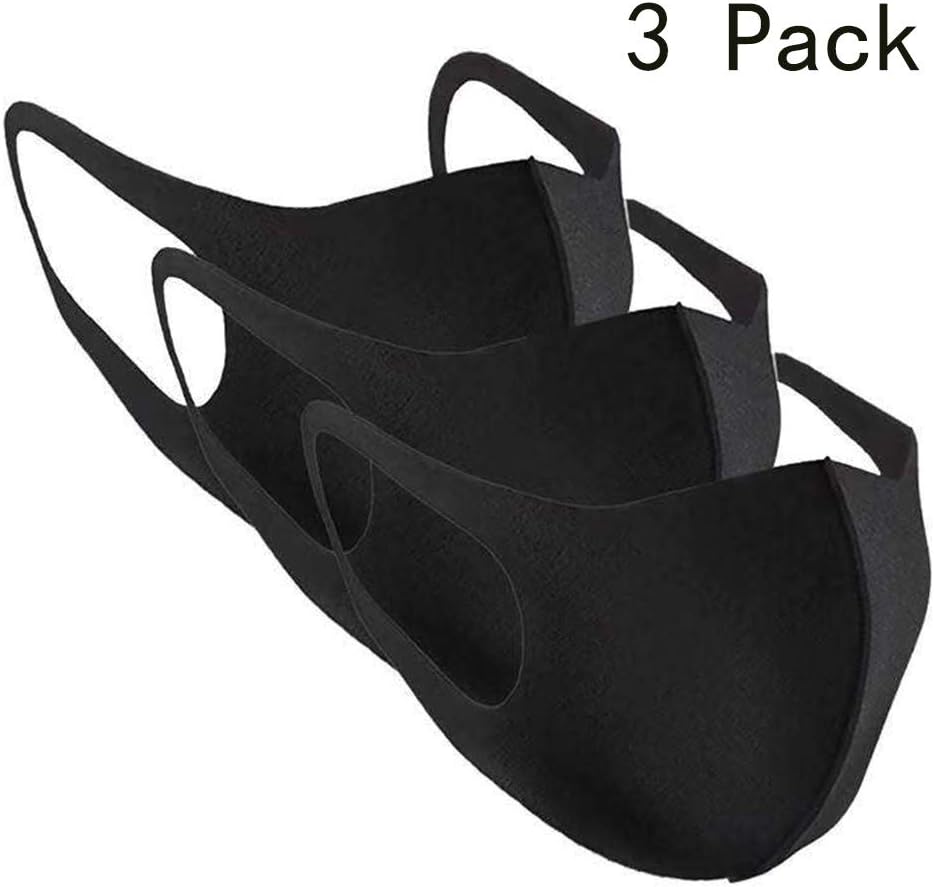 3Pcs Washable Earloop Facial Mask Cycling Anti Dust Warmer Environmental Mouth Face Mask Surgical Respirator