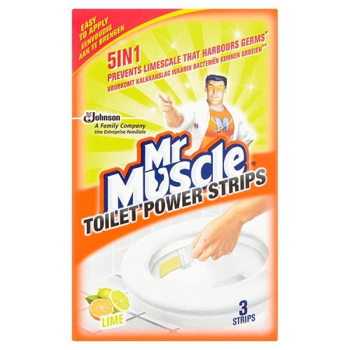 Mr Muscle Toilet Power Strips Lime, 3 x 9g Amazon.co.uk Prime Pantry