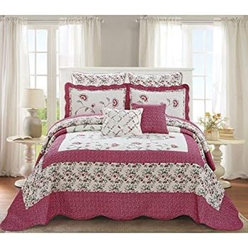 Amazon.com: Home Soft Things BNFPEB5QSGPK Bedspread, Queen (102" x 118"), Pink: Home & Kitchen Amazon.com: Home Soft Things BNFPEB5QSGPK Bedspread, Queen (102" x 118"), Pink: Home & Kitchen