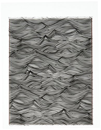 Hero Arts CG660 Cling Stamps, Waves Background