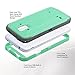 ULAK Galaxy S5 Case, Knox Armor Rugged Dual Layer Hybrid Protective Case for Samsung Galaxy S5 i9600 (Mint/Gray)