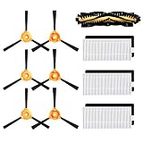 Replacement for DEEBOT N79S Main Brush, Filter, Side Brush Accessory Kit for Ecovacs DEEBOT N79 N79S Robotic Vacuum Cleaner, Pack of 10
