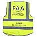 MYRIANN Drone Safety Reflective Vest with Commercial Drone Pilot Please Do Not Disturb,Compatible with DJI Inspire,DJI Phantom 3 4, DJI Mavic Pro Holy Stone DBPOWER MJX Force1 Drone (Green, XXL)