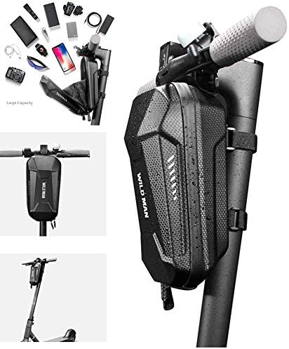 DokFin Scooter Storage Bag, Waterproof Larger EVA Material Scooter Handlebar Bag for Mijia M365 Segway Ninebot ES ES1/ES2/ES3/ES4 Fit for Carrying Charger Tools Repair Tools