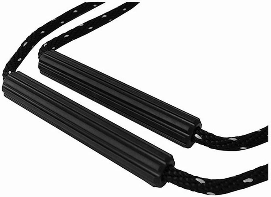 Utility Rope, Utility Cord, Solid Braid 3/8" X 50 ft, Premium HIGH Tenacity Black w/White, 3, 000lb. TENSILE Strength, Tow-Derby-EQUSTRAIN-Indoor-Outdoor-Tow-Pulling-BATTTLE-Jump-Made in USA : Sports & Outdoors