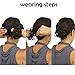 BARSDAR Messy Hair Bun Extensions Hairpiece for Women Updo Scrunchie Hair Piece (4# Darkest Brown Near Black)