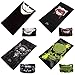 INZENYN Unisex Seamless Face Scarf Bandana 2 Pcs Multifunctional Microfiber American Flag Neck Gaiter Balaclava