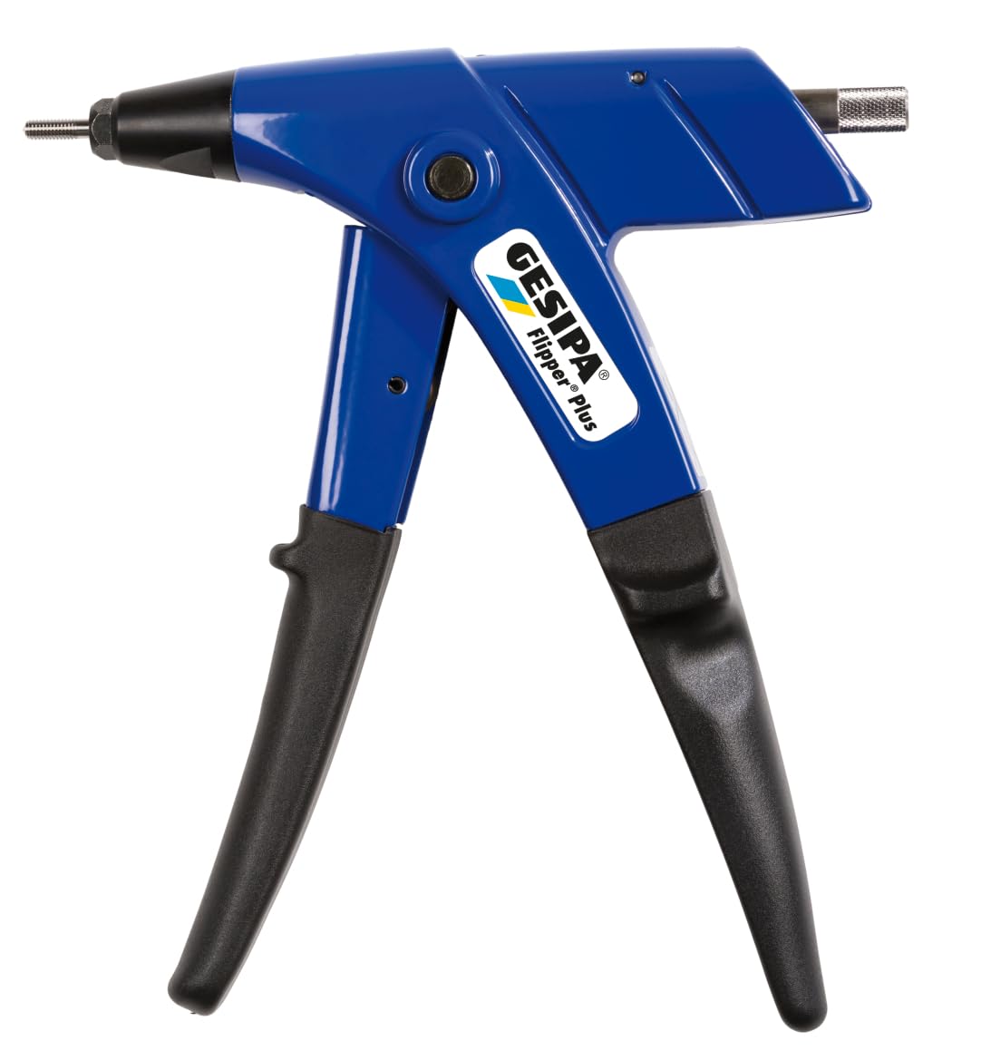 Gesipa Flipper Plus, with Ratchet Function, Blind Rivet Nuts from M4 to M6 Aluminium, Blind Rivets up to 5 mm Aluminium, Blind Rivet Device, 1571258