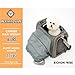 RETRO PUG Pet Carrier – Airline Approved Dog & Cat Carrier – 2-Way Expandable for Small and Medium Sized Pets – Soft-Sided Under Seat Compatible – Comfortable & Ergonomic – Ideal for Transport