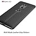 Cruzerlite Sony Xperia XZ3 Case, Cruzerlite Flexible Slim Case with Leather Texture Grip Pattern and Shock Absorption TPU Cover for Sony Xperia XZ3 (Black)